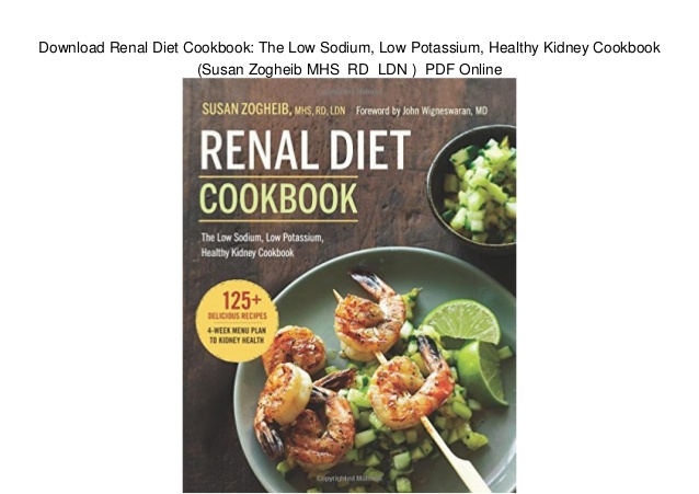 Renal Diet Cookbook Download Torrent